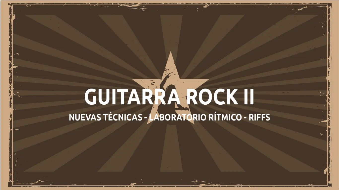 Curso de guitarra Rock 2